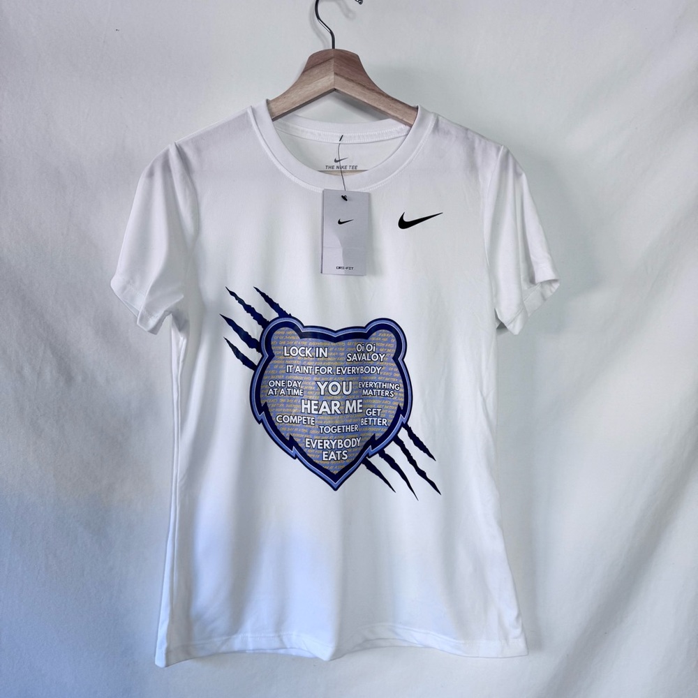 NWT Nike Dri-FIT Graphic Tee “Everybody Eats” Grizzlies Small